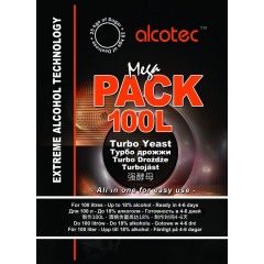 Дрожжи спиртовые Alcotec MegaPack (Алкотек МегаПак), 360 г
