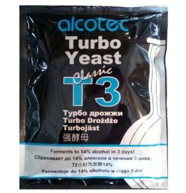 Турбо-дрожжи Alcotec T3 Classic Turbo, 120 г