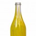 Бутылка стеклокрошка желтая 1 л с пробкой